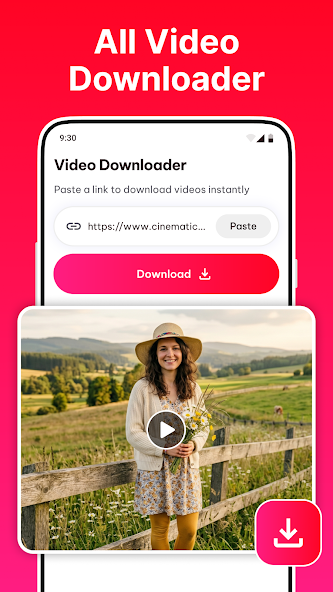 All Video Downloader app screenshot